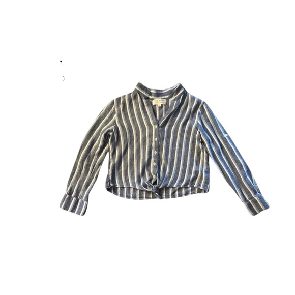 cloth & stone Tops - Cloth & Stone Anthropologie denim striped blouse small